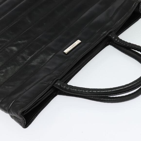 GUCCI Hand Bag Leather Black - Picture 6 of 13